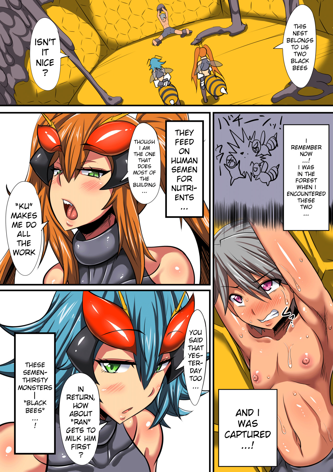 Hentai Manga Comic-Black Bee Breeding-Read-3